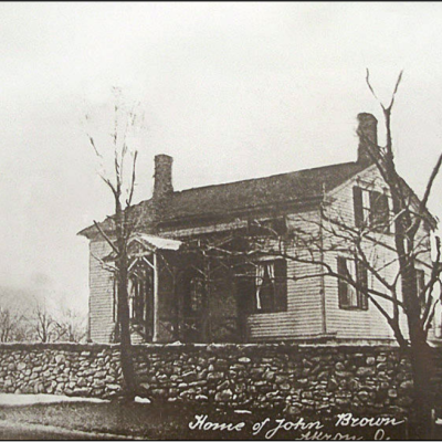 The John Brown House c. 1860’s (Summit County Historical Society)