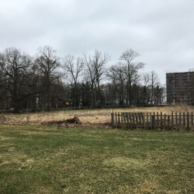 View of project area, looking southeast.