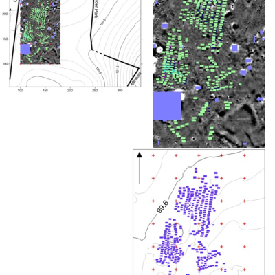 Composite map of all the graves found at Schneider Park.